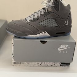 BRAND NEW JORDAN 5 “WOLF GREY” FOR SALE! MEN SIZE 12 $380