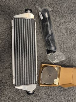 Intercooler, Gauge Pod and Exhust Wrap