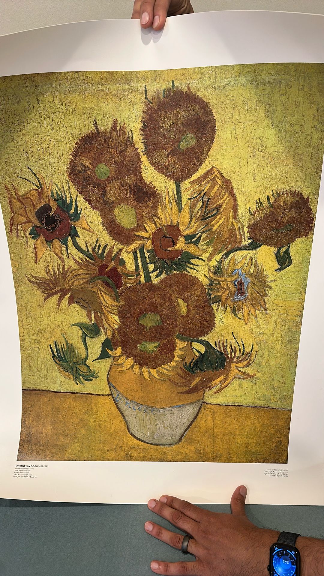 Authentic Large Vincent Van Gogh Print