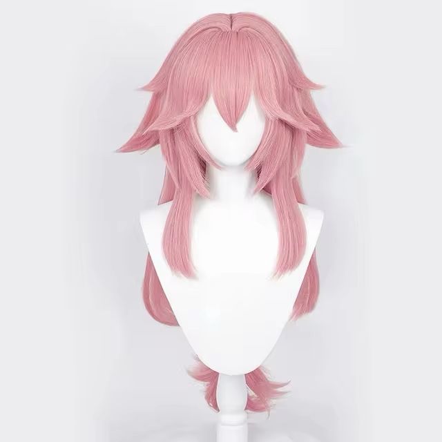Genshin Impact Yae Miko Cosplay Wig (pre-styled)