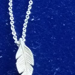 925 Sterling Silver Link Chain Eagle Feather 🪶