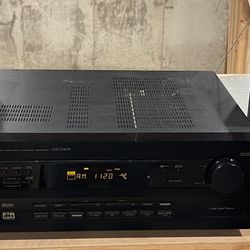 Pioneer Audio/Video Multi Channel Receiver Model VSX-D409 W/ 2 Polk Audio Speakers 