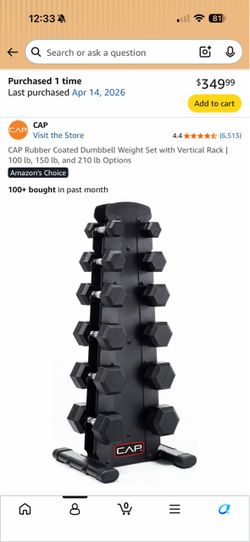 Dumbbells & Rack