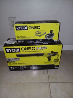 Ryobi Brushless Cordless Blower. Firm**