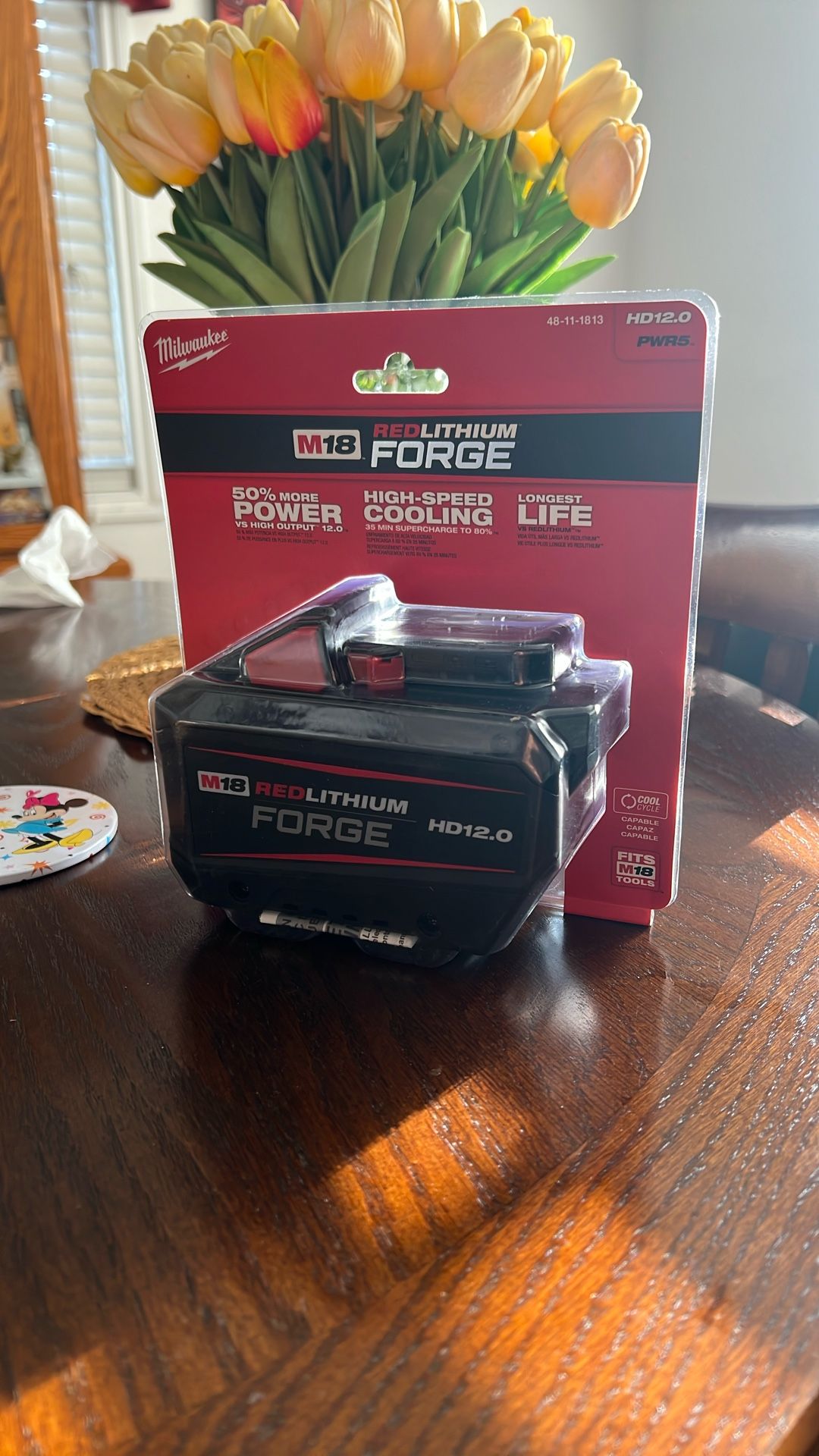 M18 red lithium forge battery