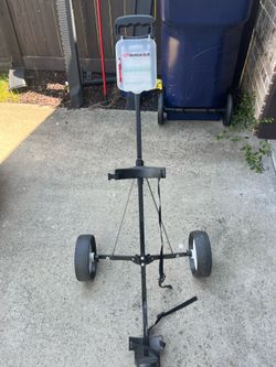 Free 3 wheel folding golf push cart