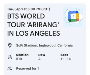 BTS Tickets