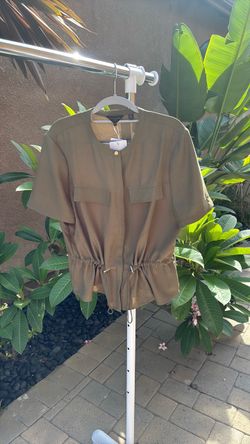 Ted Baker Olive Green Top – NEW WITH TAGS