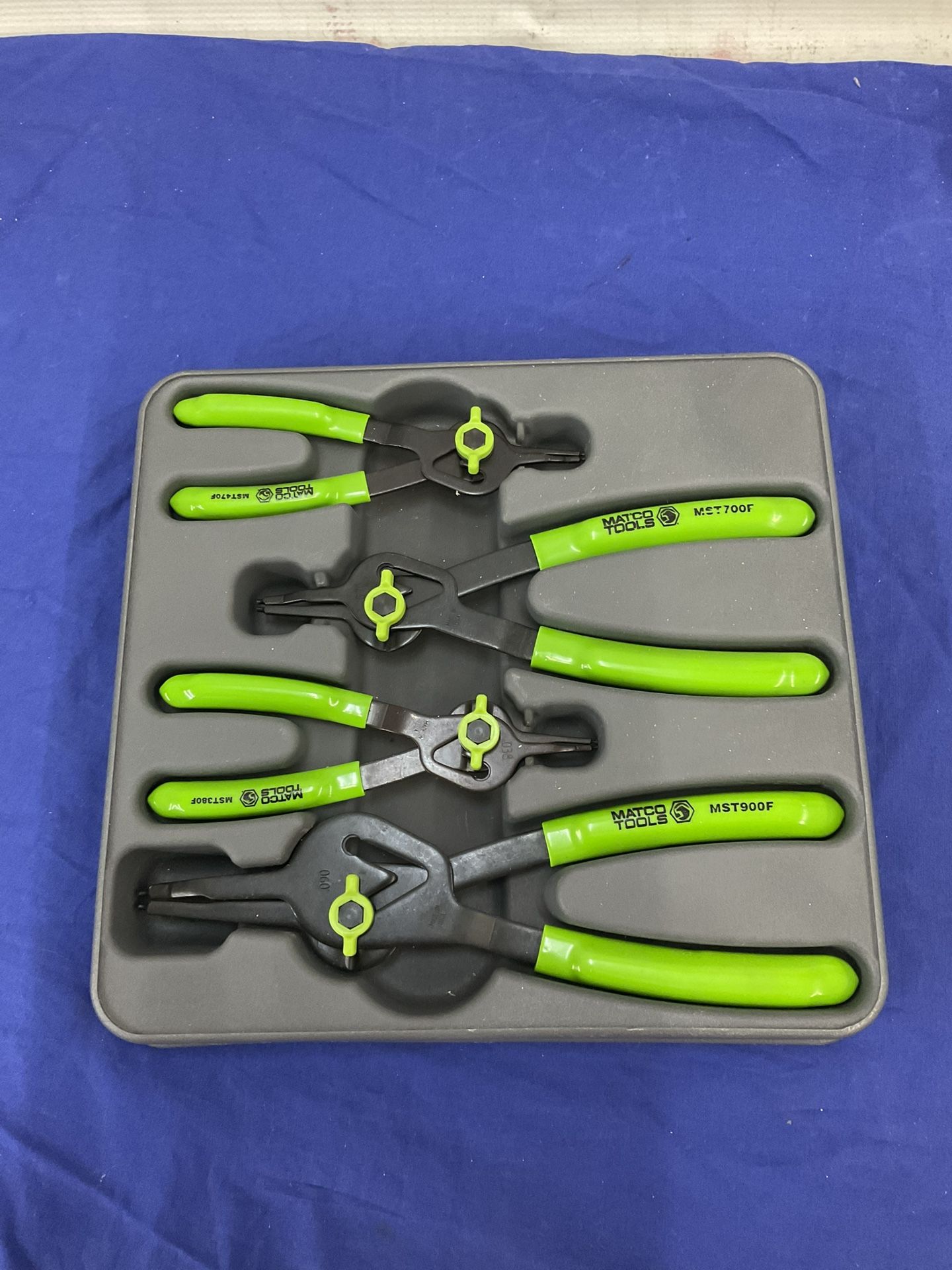 Matco MST 4 Pc Snap Ring Pliers Set In Tray