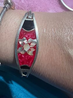 2 pulseras de plata 925de Mexico