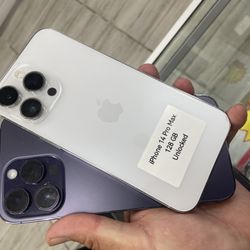 14 Pro Max Unlocked. Cash Or $50 Down W Approval 