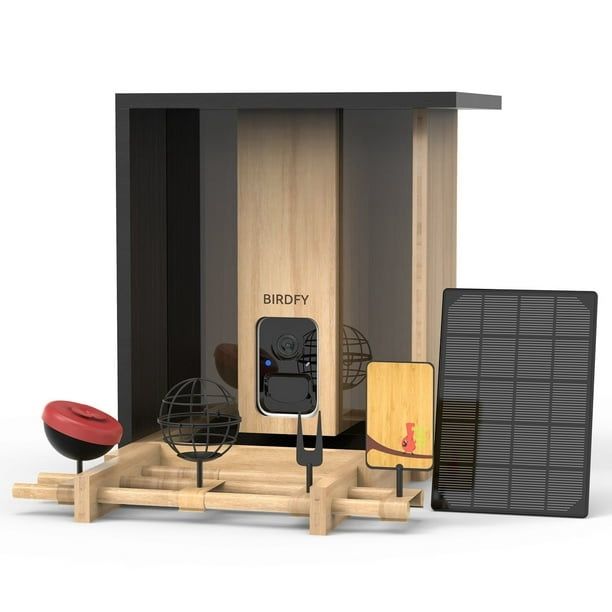 Birdfy Bamboo Smart Bird Feeder $79.99