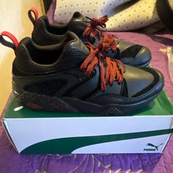 Puma Bog Red Rise X Basketball Shoes Men’s Size 10.5 Black/Red New w/ Box