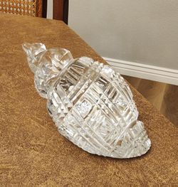 Waterford Crystal Conch Shell Paperweight