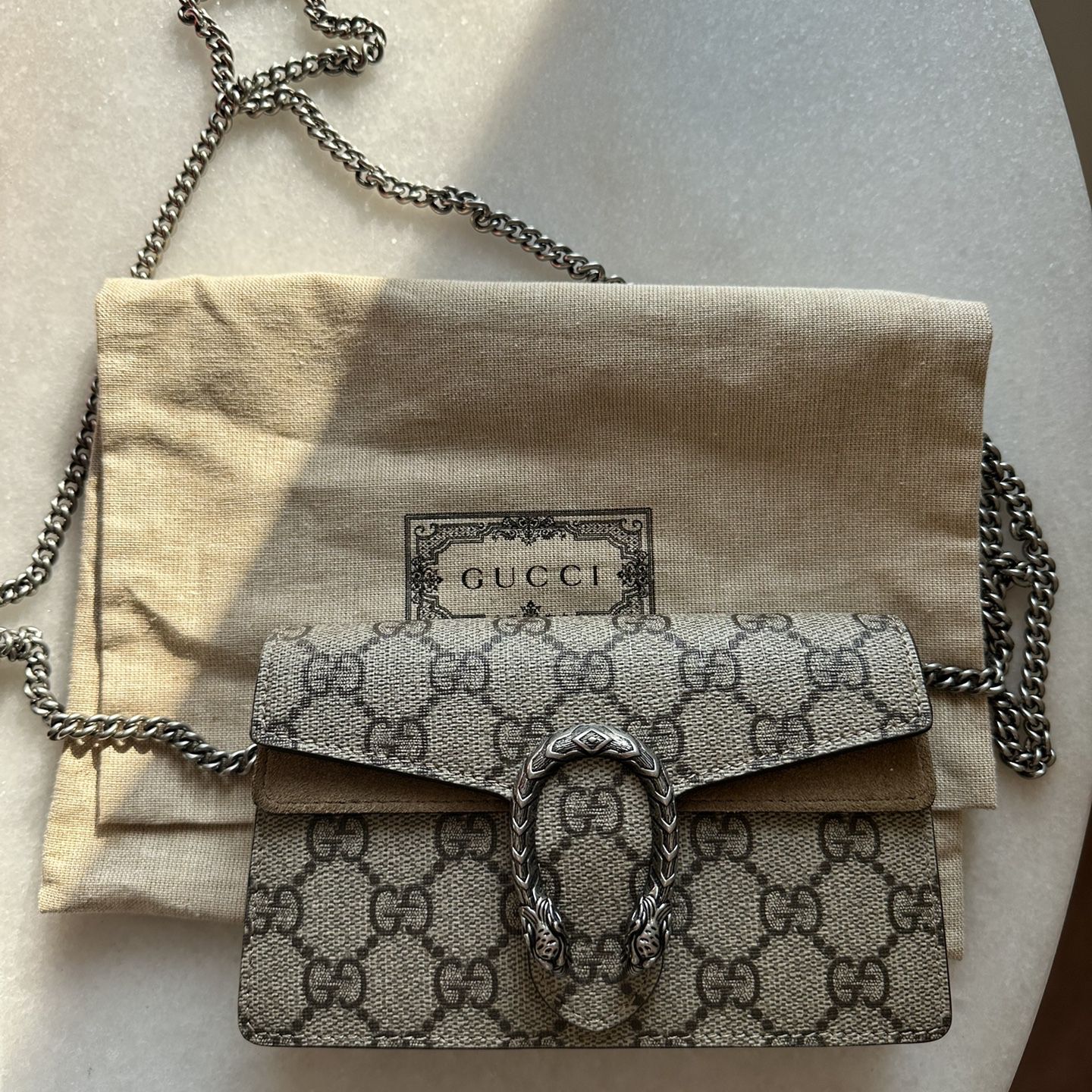 Gucci Dionysus Supreme Super Mini Bag