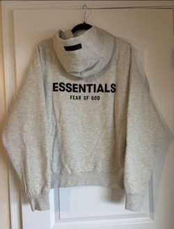 Essentials Light Grey Hoodie