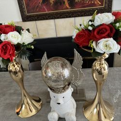 Set De Dos Candelabros Hermoso Grandes 