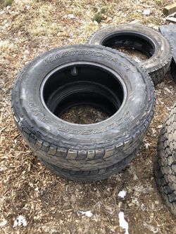 Two Mastercraft tires LT275/70r18