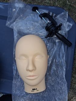 MANNIQUEN HEAD WITH CLAMP