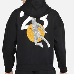 Nike Jordan 23 Engineered Men's Size Lg Pullover Hoodie Black 