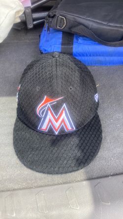 New Era baseball hat, Miami Marlins black