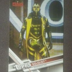 2017 Topps Goldust #122 RAW Superstar The Bizzare One Then Now Forever Wrestler Collectible Wrestling Card Sports Professional Pro Entertainment