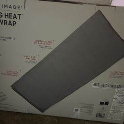 Sharper image Sauna Heat Wrap With massage