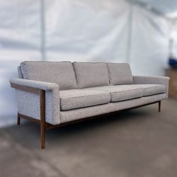 West Elm Leon Wood Fram Sofa Delivery Available