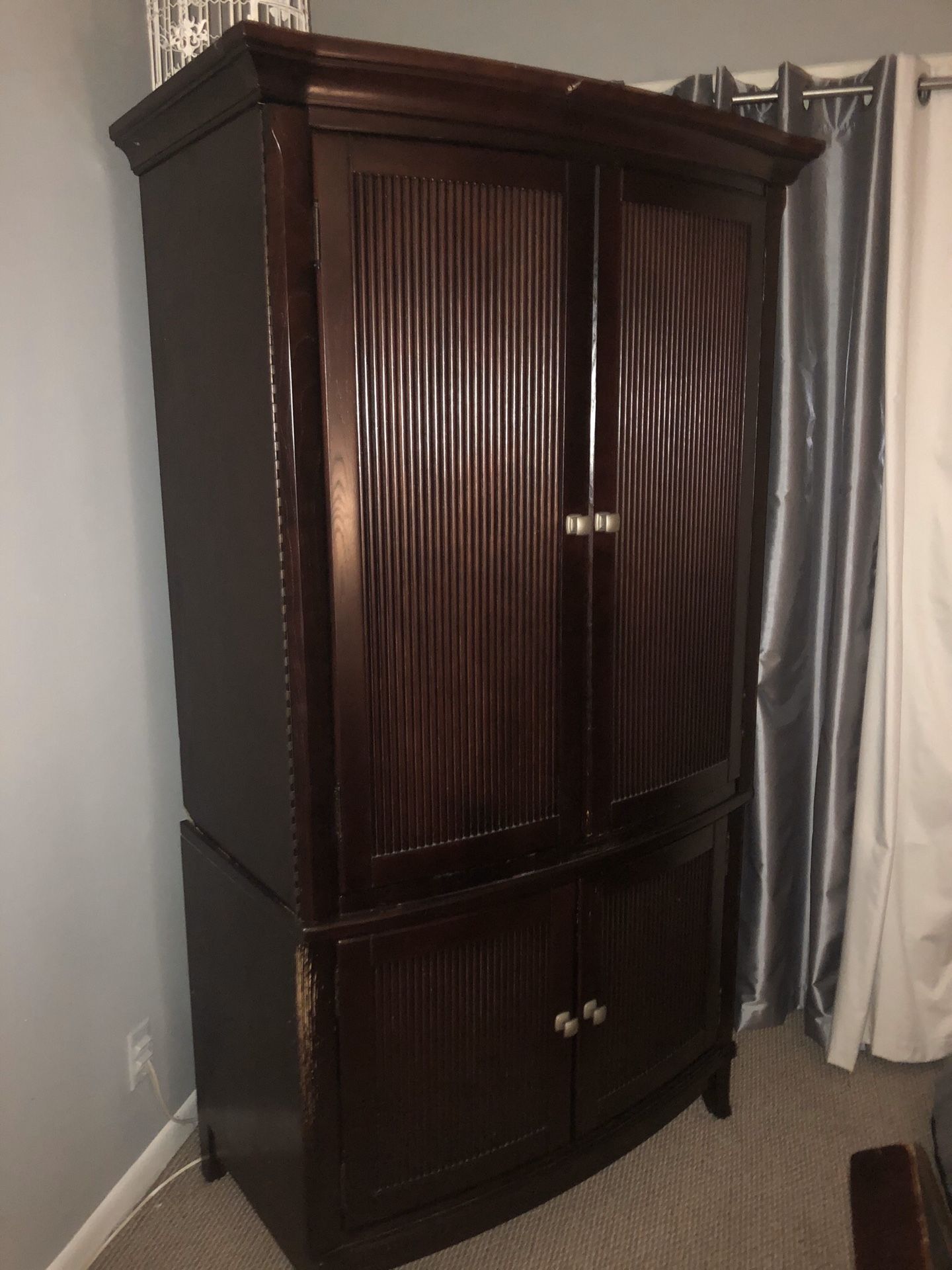 Dark Wood Armoire