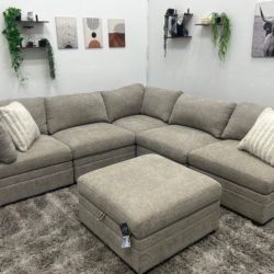 Cream Modular Sectional - Free Delivery