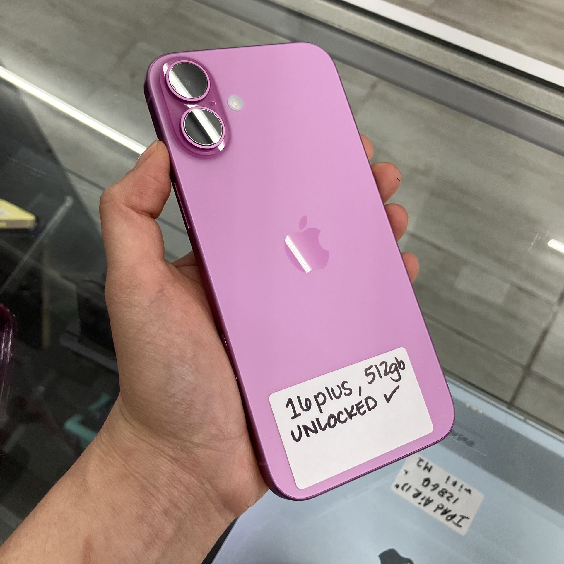 Pink Cheap Like New iPhone 16 Plus Unlocked, Cash Or $50 Down