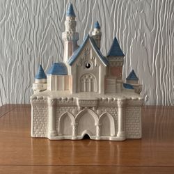 VINTAGE Disney Cinderella Magic Kingdom Collection Castle Ceramic Nightlight Sears Vintage 1988