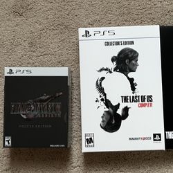 The Last Of Us Complete + Final Fantasy 7 Rebírth Deluxe 