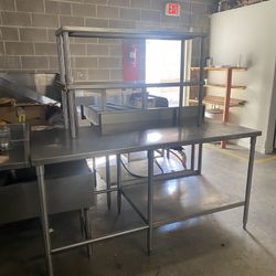 Work Table/Bench w/ Shelves