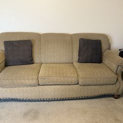 Bassett Couch Chair And Ottoman