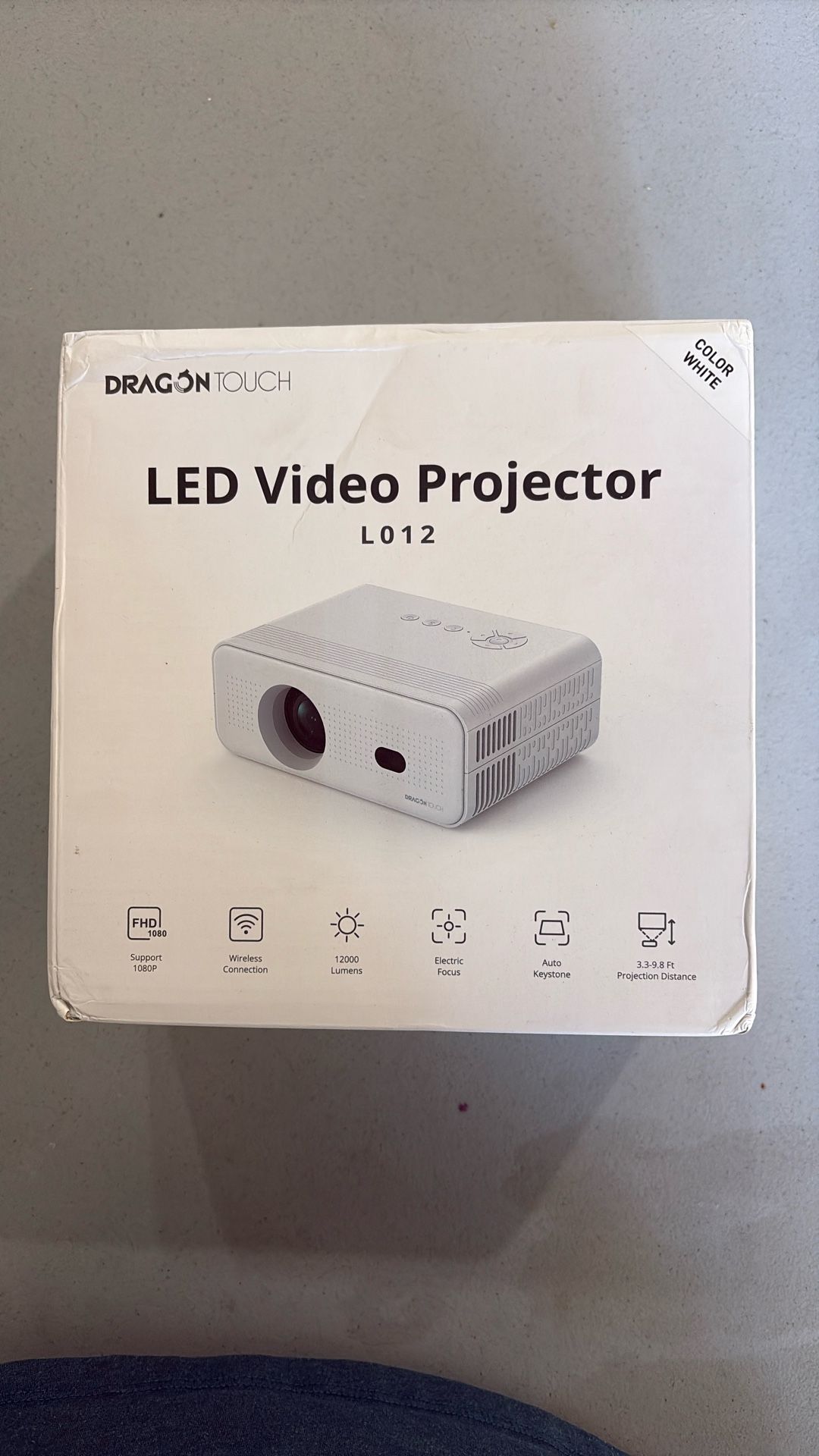 LED Video Projector 1080P Wireless