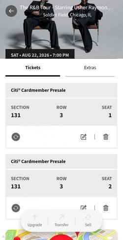Usher Raymond & Chris Brown tickets