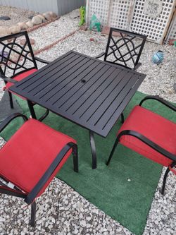 Outdoor patio set
