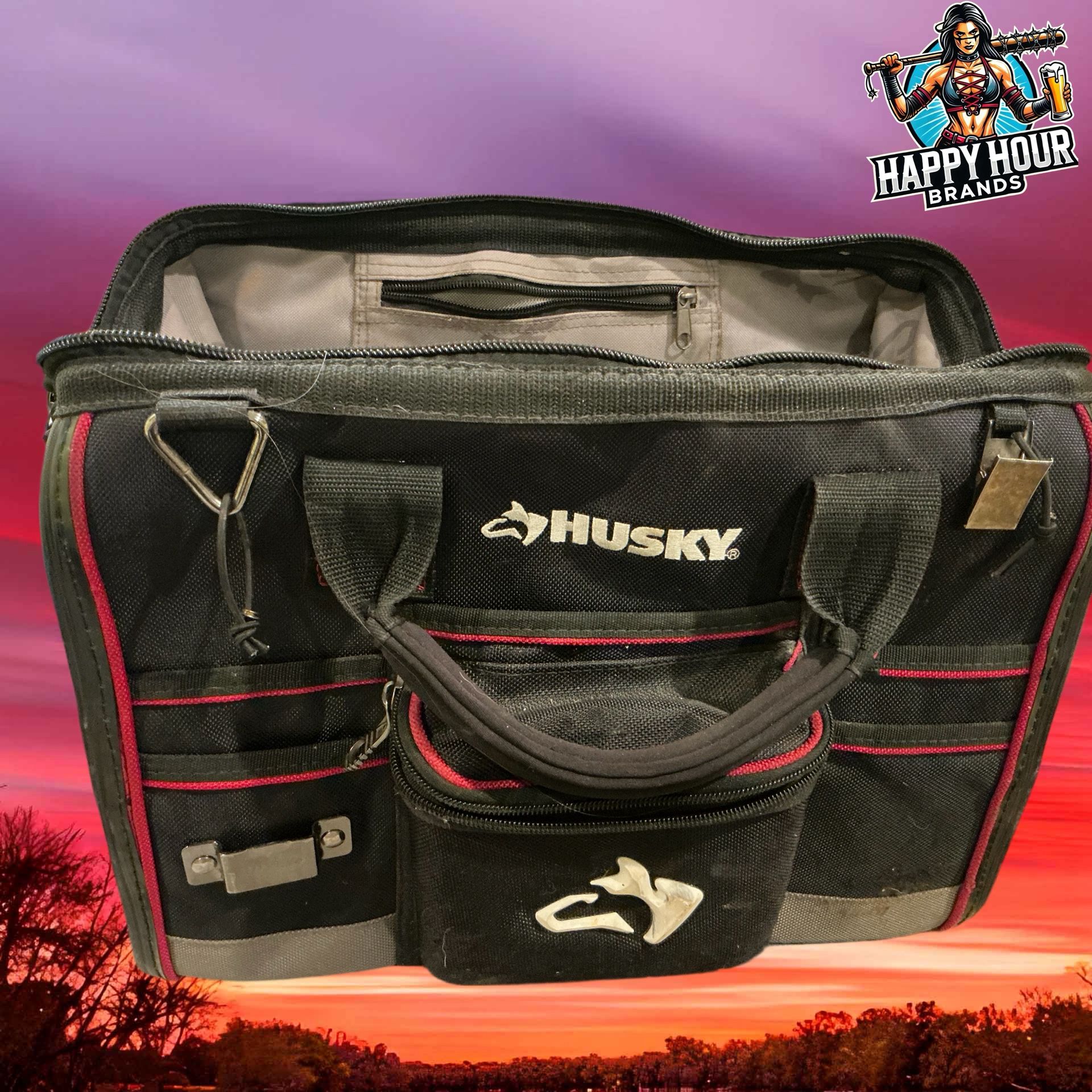 Husky Heavy-Duty 16 in. PRO Tool Bag Used Pre Owned
