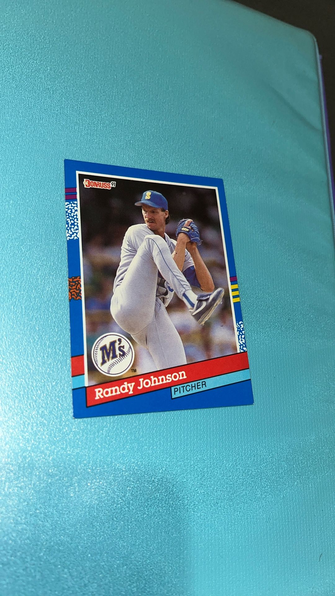 Randy Johnson Donruss 1991 Error Card