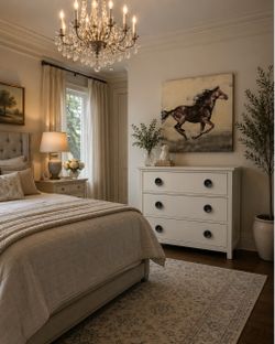 White dresser