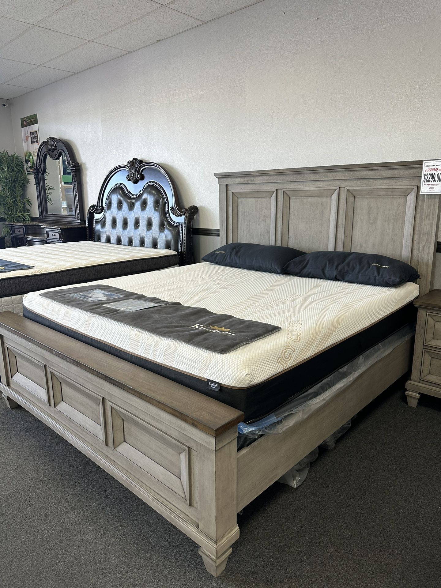4PC King Bedroom Set 🔥 Same Day Delivery 🚚