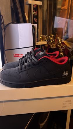 Nike SB Dunk Low Black Red Sneakers