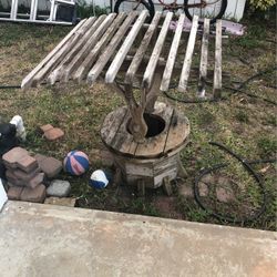 Small Outdoor Wooden Well