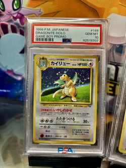 1998 Japanese Pokemon Card Dragonite Game Boy Promo Holo PSA 10 Sequential  SWIRL for Sale in Gilbert, AZ - OfferUp
