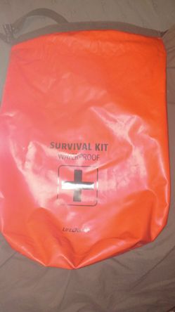 LifeGear Waterproof Two Person 72 Hour Dry Bag Survival Kit