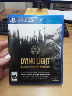 Dying Light Anniversary Edition Sony PlayStation 4 PS4 Video Game