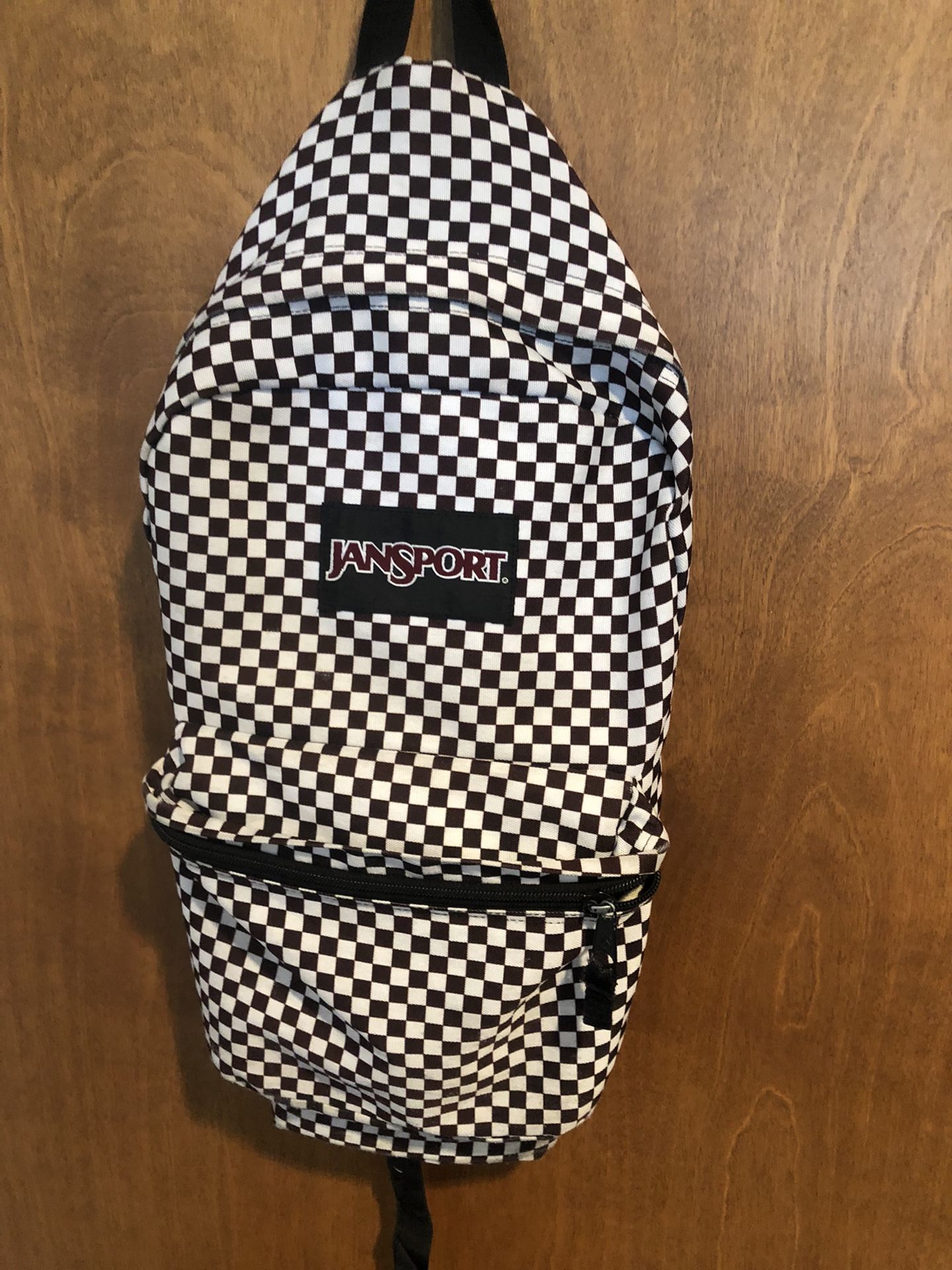 Jansport Checkered Backpack Good Condition Only $20!!!!