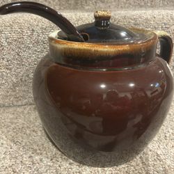 Pfaltzgraff Brown Drip Glazed Tureen w/Lid and Ladle
