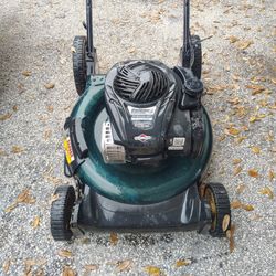 Push Mower With Bag It's In Grey Not Green 120 Push Mower